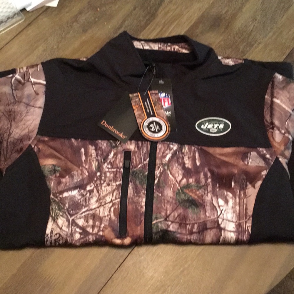 NWT NFL New York Jets Camo Jacket